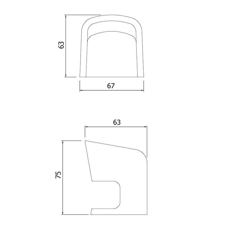 Michelle poltrona design - bianco 3